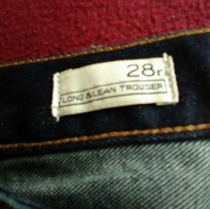 Blue dennim gap 1969 jeans stretch, flair leg,